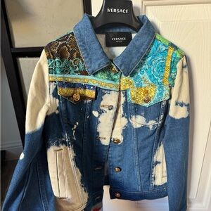 Versace girls jean jacket size 8